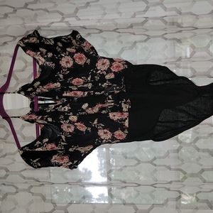Aster floral body suit